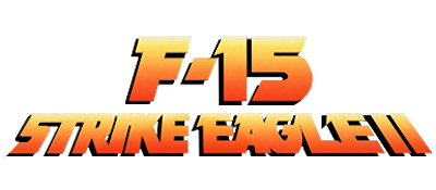 F-15 Strike Eagle II logo for Sega Mega Drive